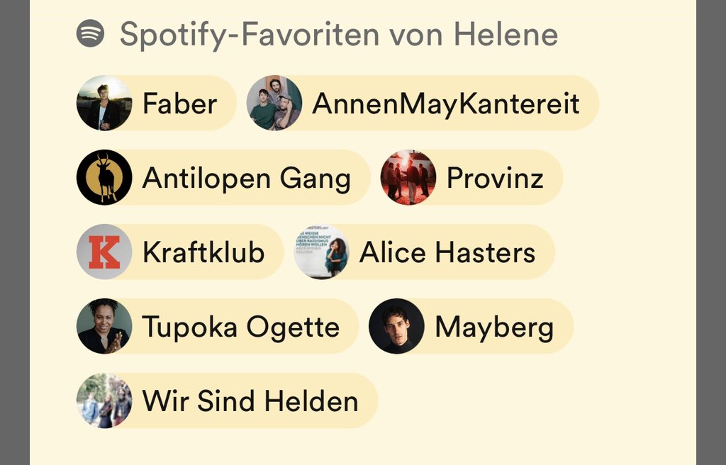 huhhalex's tweet photo. at this point lass dein spotify doch bitte gleich aus deinem profil https://t.co/aKOttzvWZL