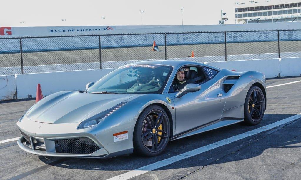 owenbell17's tweet photo. @NidasTwitch @anthonyz Infiniti was an old car I used to own. The Ferrari I was able to drive around Charlotte Motor Speedway. https://t.co/suIIXavy2D