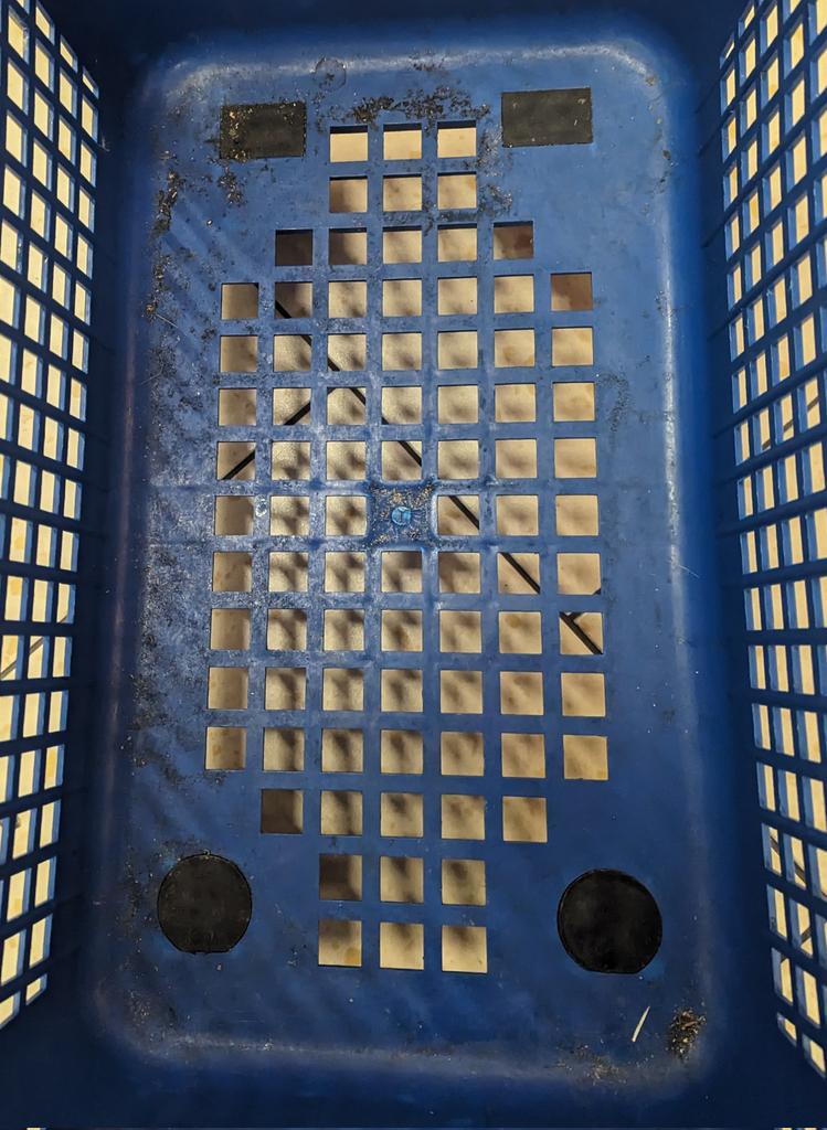PownyRyda's tweet photo. @lidl_ireland just because COVID is not the biggest news anymore, you you don't have to abandon all hygiene. That's just filthy and has been like this for months. @FSAIinfo, do you think this is acceptable? All carts look like this. https://t.co/XrKX6FwCq7