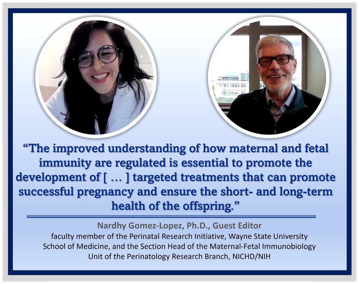 J_Immunol's tweet photo. #JI_Spotlights Ep. 4: #MaternalFetalImmunology | @TheJI_EIC @EugeneOltz interviews @nardhygomez who summarizes the collection of #BriefReviews in the October 15, 2022 issue of The JI | Read here 👉 https://t.co/NYLLxCFpdA and watch here 👉 https://t.co/9iWrtcbtyT https://t.co/6arBsas0HO
