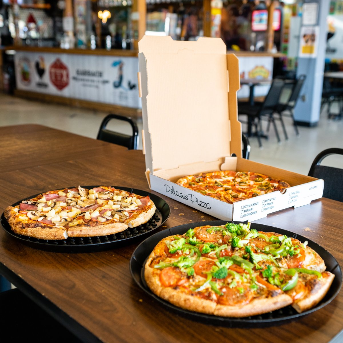 OrigBJsPizza's tweet photo. B &amp; J's Pizza - The Original: serving flavors the whole family will love. Come see for yourself!  #SupportLocal https://t.co/Jb8301F10E