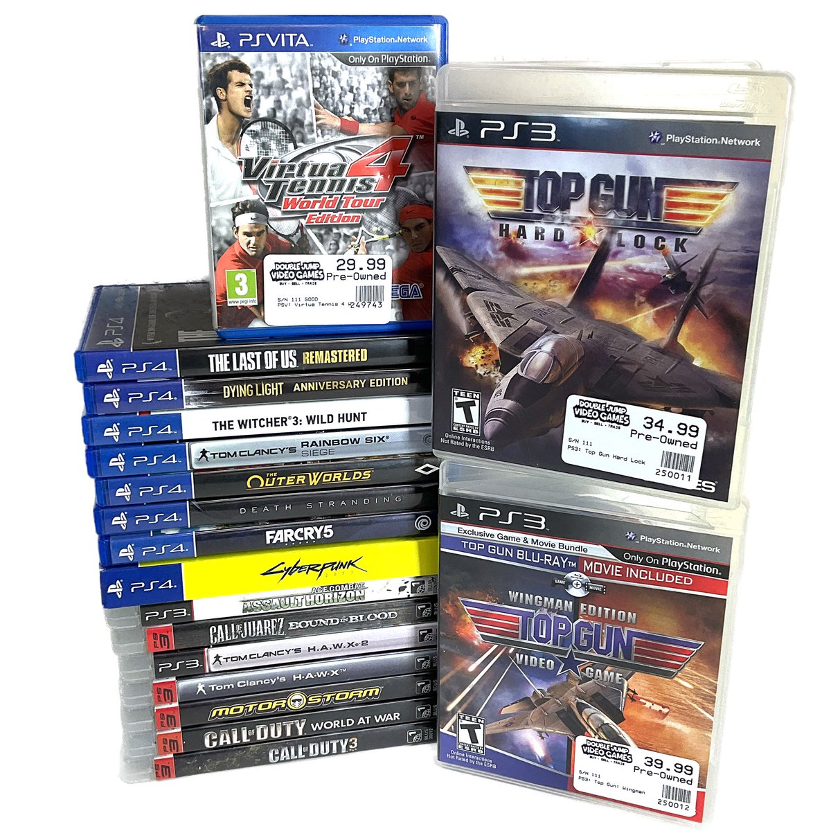 ogdoublejumpvg's tweet photo. These PlayStation games look pretty awesome, Top Gun anyone? #doublejumpvideogames https://t.co/VLy74vWtFq