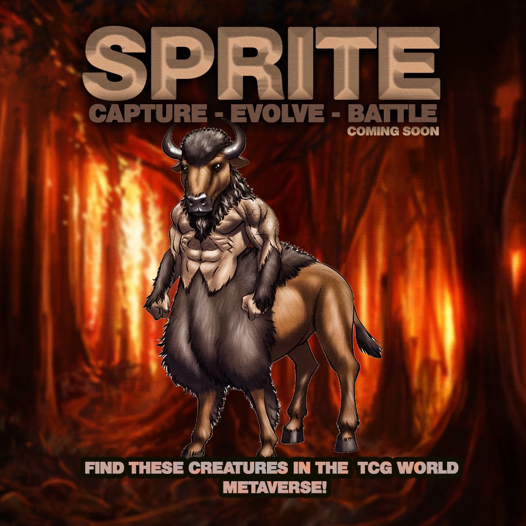 What Would You Nickname This “Centaur” Sprite? 🚨

- This Sprite Might Be The Most Muscular &amp; Menacing of All the Sprites!💪🏽

Which Sprites Are You Looking the Most Forward to? 🌍

#TCGWorld #Metaverse #Crypto #NFTs #BAYC  #Pokemon #MAYC