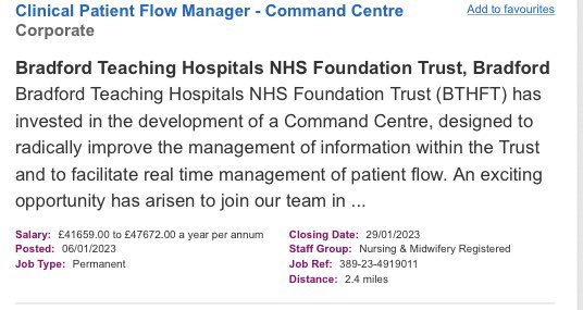 BTHFT Command Centre (@bthftcommandcen) on Twitter photo Have you heard about our state of the art Command Centre, digitally enabling a quality patient flow journey and experience, we are seeking an enthusiastic Band 7 to join our team, could this be you ? <a href="/BTHFT/">Bradford Teaching Hospitals NHS FT</a> <a href="/karendawber/">Prof Karen Dawber π</a> @Mel_Pickup <a href="/_Sajaz/">Saj</a> Have you heard about our state of the art Command Centre, digitally enabling a quality patient flow journey and experience, we are seeking an enthusiastic Band 7 to join our team, could this be you ? <a href="/BTHFT/">Bradford Teaching Hospitals NHS FT</a> <a href="/karendawber/">Prof Karen Dawber π</a> @Mel_Pickup <a href="/_Sajaz/">Saj</a>