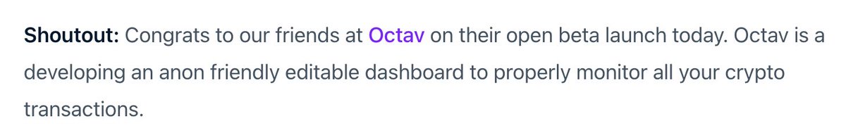 OctavFi's tweet photo. Thanks @jobsincrypto for the shoutout. If you are looking to join a web3 project, it's the best place to find a job. #cryptocurrencyjob #web3 #hr https://t.co/JnArEhYIe3