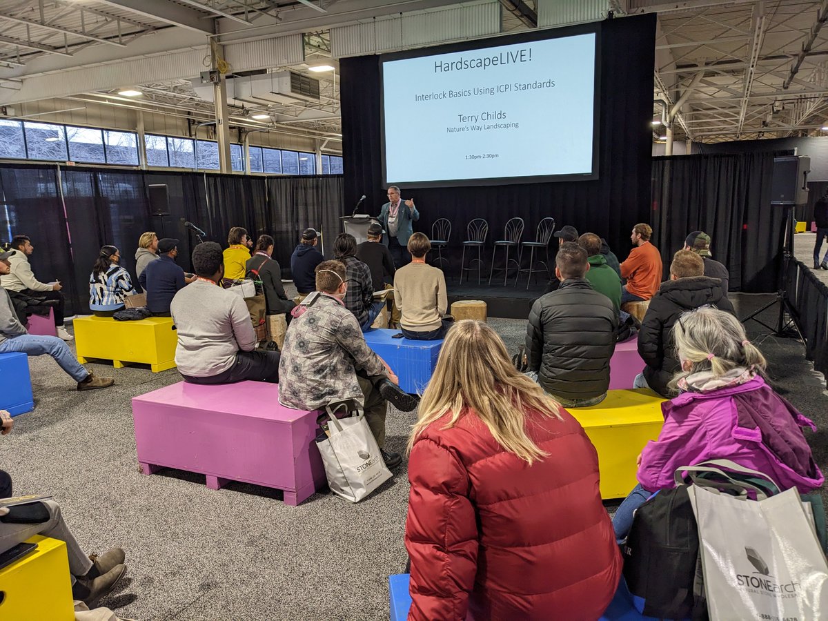 Rob Bowers, P. Eng., VP of Engineering, Hardscapes is attending the Landscape Ontario Congress. 

Yesterday, Rob participated in Terry Child’s presentation on Interlock Basics Using ICPI Standards.

#LOCongress #LOCongress2023 #HorticultureTradeShow #OntarioLandscaping