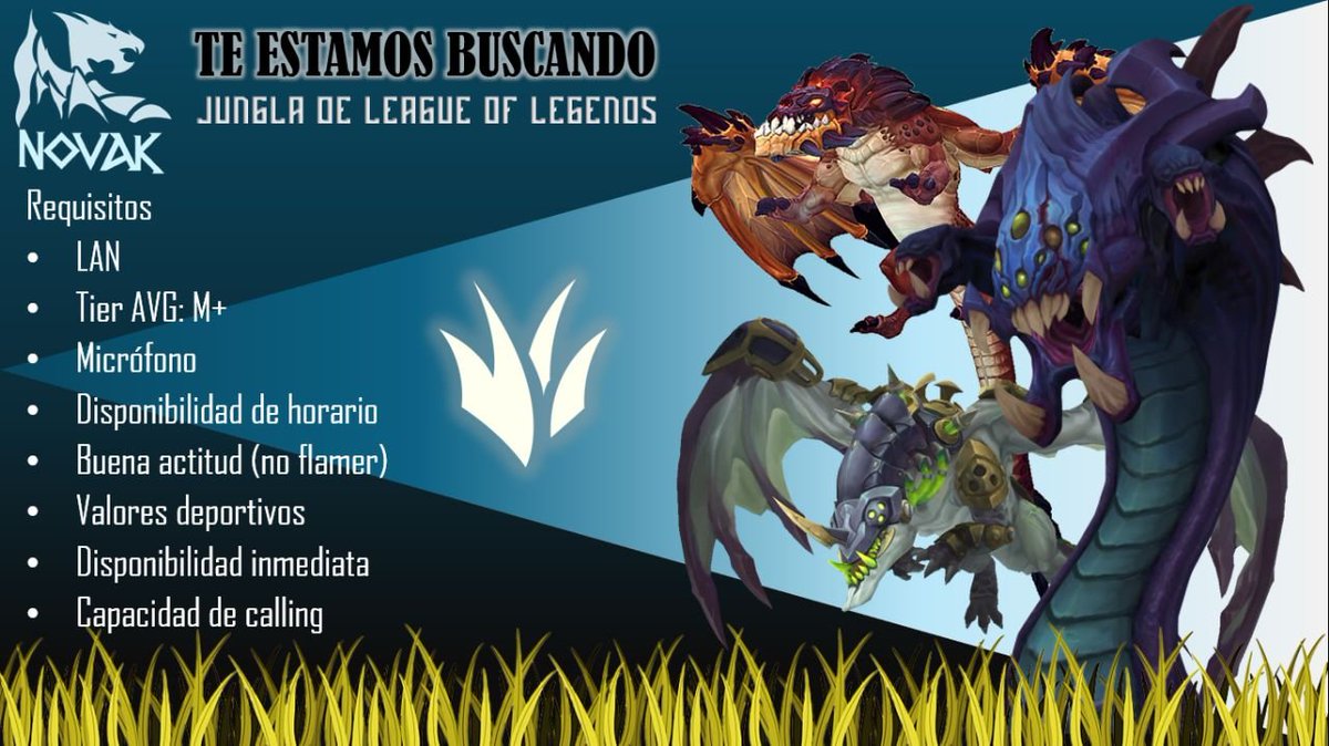 NovakGamingGT's tweet photo. crees tener lo necesario? 
unete a nuestro equipo para demostrarlo https://t.co/fLpO6x5LNu
