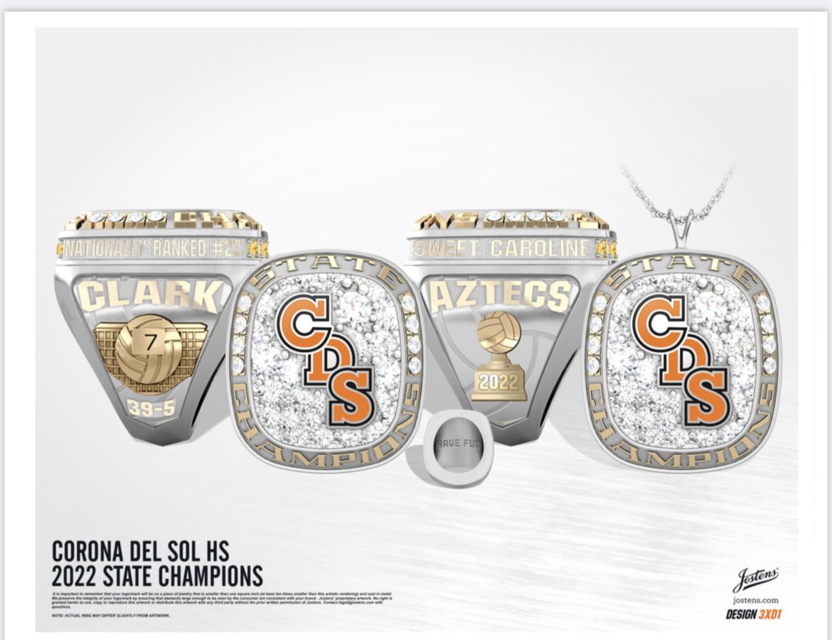 CoronaDelSolVB's tweet photo. 2022 6A State Champions! Ring season!! πππ #AztecVball https://t.co/KjWssnASVK