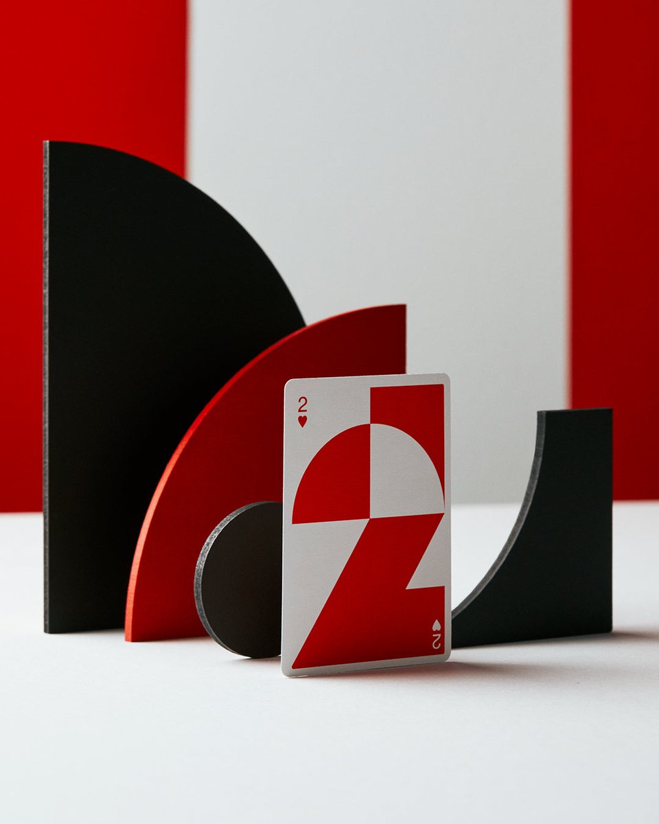 TheDieline's tweet photo. . @Pentagram partner Paula Scher creates a deck of cards with Art of Play that celebrates classic card design and type. Read and see more on The Dieline! https://t.co/LGu9iNDv8n? https://t.co/fsFS2sEtGK