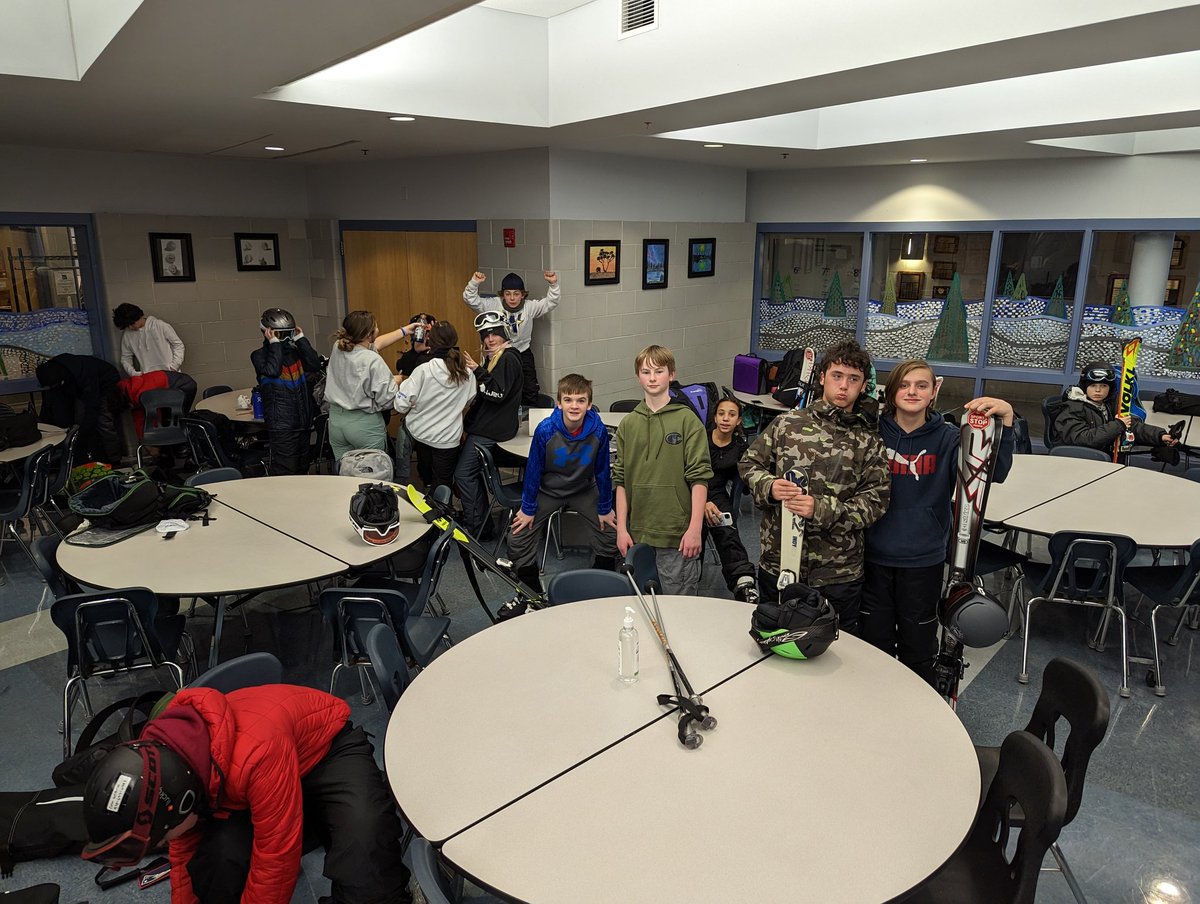 First day of ski club!