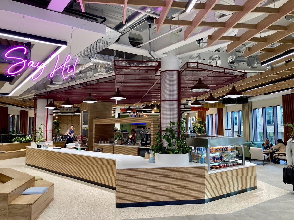 mpcott's tweet photo. Had my induction today at @OneStrawberryLn, our new @homegroup head office, and it’s absolutely stunning. Accessible and inclusive facilities, cafe open to the public, dedicated voluntary sector hub, biophilic design, brilliant tech… an incredible place to be 🍓👏👏 https://t.co/sPVEDvPBvy