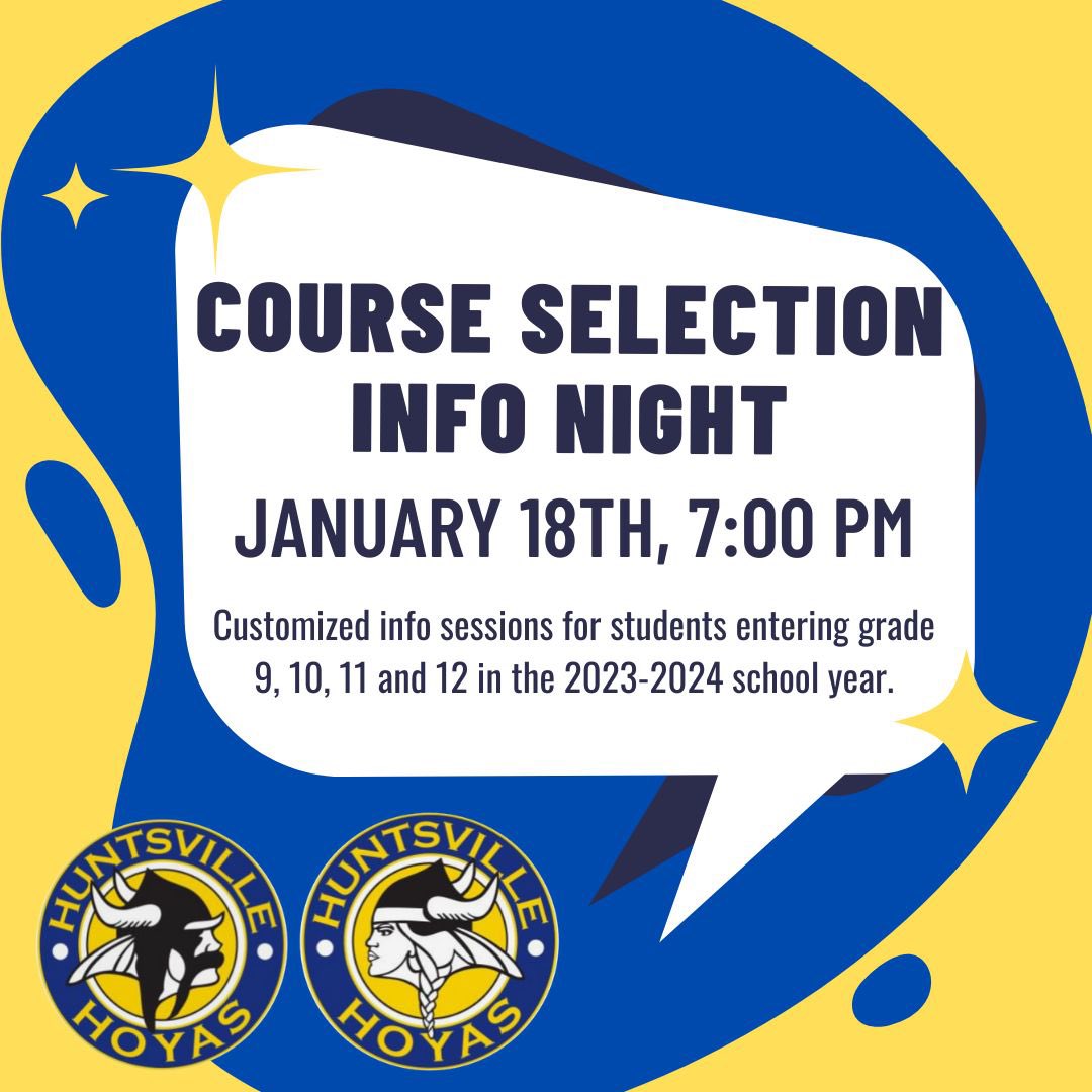 RVeeTee's tweet photo. Please join us! Customized grade-specific info sessions designed to support students entering Grade 9-12 with their course selections. 📌@HuntsvilleHS @TLDSB @TLDSB_Pathways https://t.co/fRWW4RHCmk