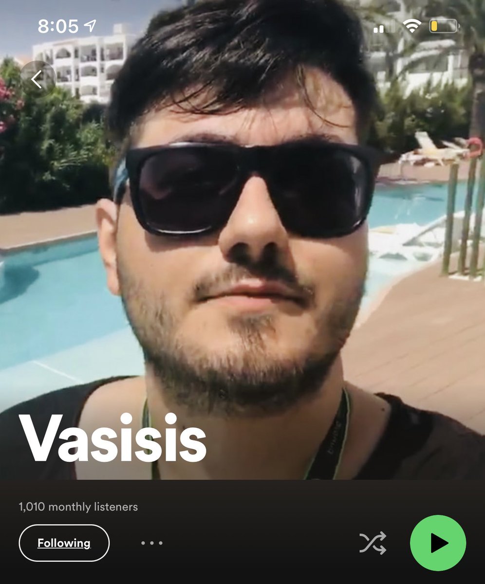 VasisisOfficial's tweet photo. THANK YOU 🥂❤️🎶🔝

1️⃣0️⃣1️⃣0️⃣ MONTHLY LISTENERS 📊🔝👏

#vasisis #musician #dj #producer #progressivehouse #bigroom #dancemusic #electronica #edm #edmmusic 

LISTEN MY NEW ALBUM ON #SPOTIFY 

https://t.co/r4LgbAHpzo https://t.co/BFKioYmuV0