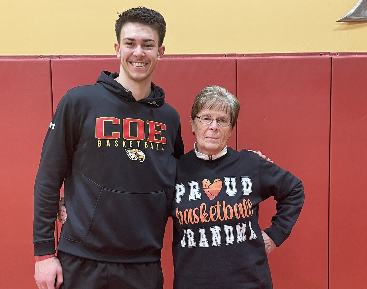 One proud <a href="/CoeCollegeHoops/">Coe College Men’s Basketball</a> Basketball Grandma! @tgage02 <a href="/CoeAthletics/">Coe Athletics</a>
