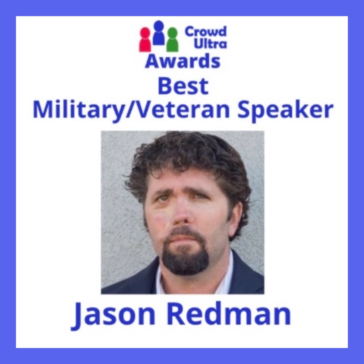 JasonRedmanWW's tweet photo. Honored to be named the top Military/Veteran Speaker for the 2022 CrowdUltra Event Talent Awards. 🇺🇸🇺🇸🇺🇸
#MilitarySpeaker #VeteranSpeaker #KeynoteSpeaker #JasonRedman #Overcome #GetofftheX https://t.co/DG0TxAitXx