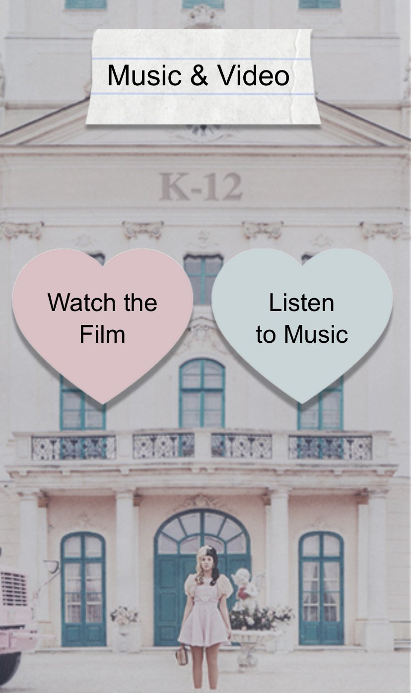Matthew on twitter the font on melanie martinez s official website