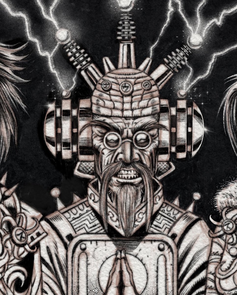 CyborgBarbarian's tweet photo. The JeptKoriak Monarchy
#cyberpack #procreate #procreateart #notoriousdisciples #comicart #comics #art #drawing #cyberpunk #asian #sketch #inking https://t.co/YoFGAoBRJs