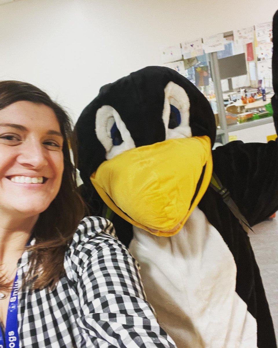 Smitty_Bulldogs's tweet photo. JIJI SIGHTING AT SMITH SCHOOL!!! 🐧🐧🐧 50% of our @STMath puzzles have been solved! Keep the flexible thinking going, Bulldogs!! https://t.co/YufzJVoRJv