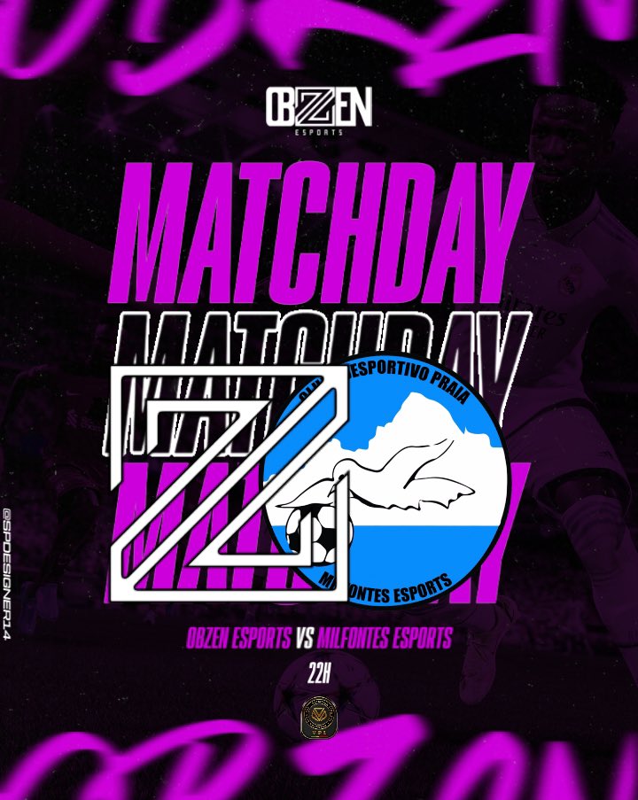 VPL 1 DIV
Jogo vs Milfontes 22:00

m.twitch.tv/obzen_esports/…

<a href="/spdesigner17/">SP Designer! 🎨</a> 🔥