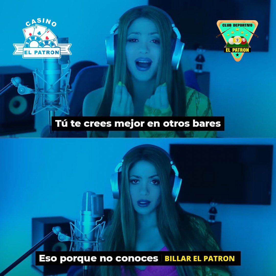 Billar_ElPatron's tweet photo. Gracias @shakira por creer en nosotros #BillarElPatron😎 https://t.co/Vpb8IKacGo