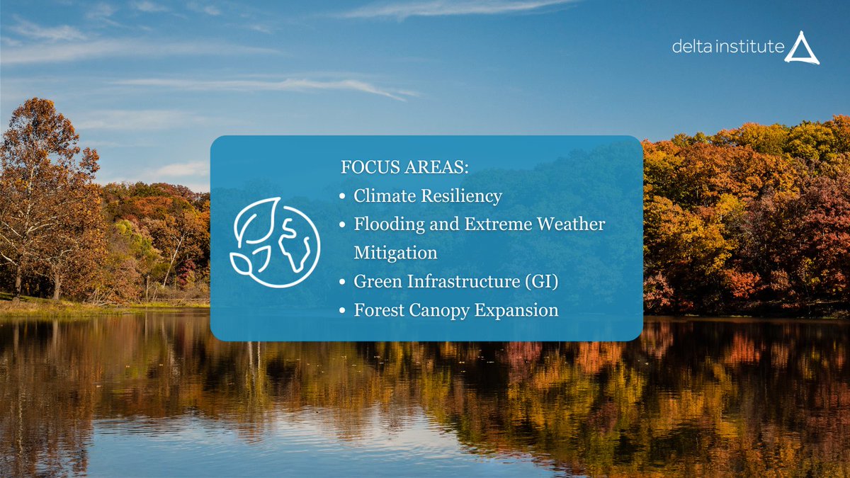 Last year, Delta Institute undertook strategic realignment efforts to deepen our impact on the Midwest and achieve sizable project goals between now and 2025. First up is our Nature-Based Climate Solutions program! bitly.ws/yS7h

#GreatLakes #Sustainability #midwest