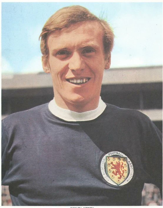 #ColinStein #Scotland 
Stein won a total of 21 caps for Scotland, scoring nine goals.( 1968 - 1973 )