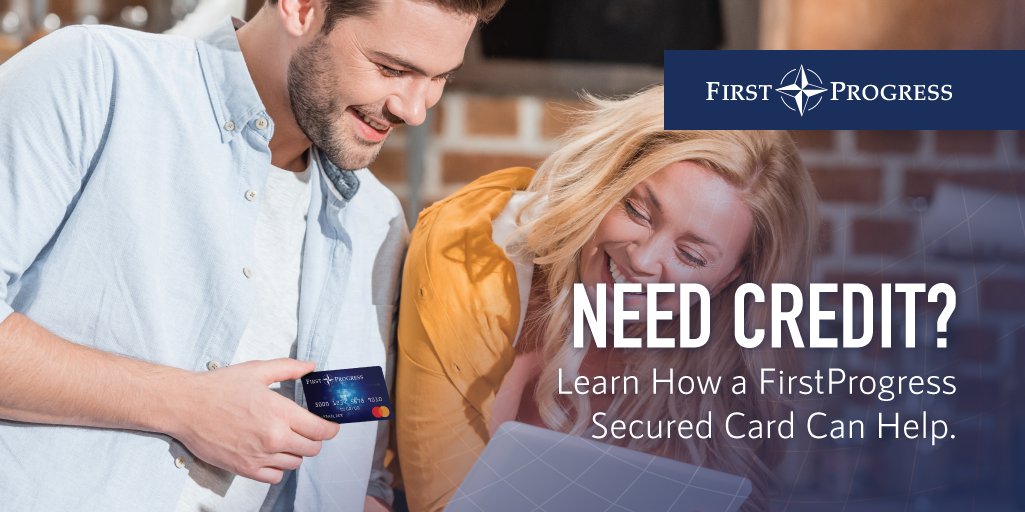 First_Progress_'s tweet photo. Start fixing your credit with just $200! Learn how a First Progress Secured Card can help - https://t.co/5FtR1lhgUD
#FirstProgress #CreditCard https://t.co/tO7oa5ZQ0D