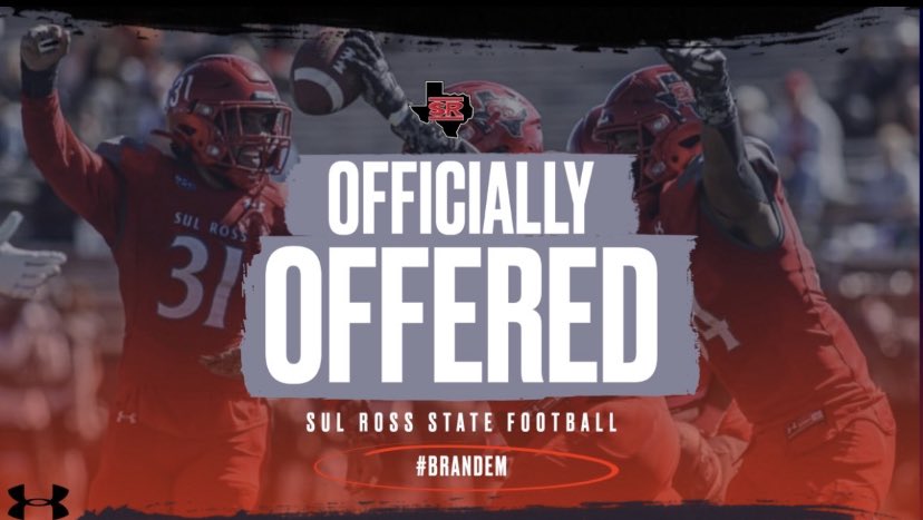 After a great conversation with @Coach_Clegg I am blessed to receive a offer to play at @SRSUFootball 🔴⚫️@CoachIngraham @CoachGatewood65 @VanceWashingto2