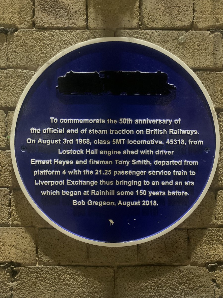 Varamis Rail (@railvaramis) on Twitter photo A little piece of #RailwayHistory coming to you from <a href="/networkrail/">Network Rail</a> #Preston this evening…. Lovely shout out to both Ernie & Tony being commemorated on Platform 4!! 👍🏻🚂 A little piece of #RailwayHistory coming to you from <a href="/networkrail/">Network Rail</a> #Preston this evening…. Lovely shout out to both Ernie & Tony being commemorated on Platform 4!! 👍🏻🚂