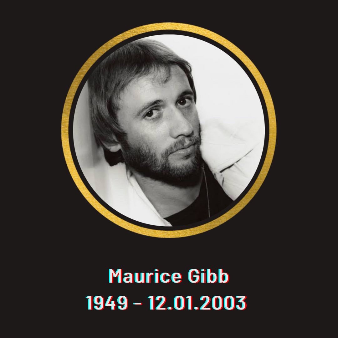 Bee Gees grubundaki kardeşlerden Maurice Gibb 12 Ocak 2003’te aramızdan ayrıldı.

Maurice Gibb of Bee Gees died on the 12th of January, 2003.

#BeeGees #MauriceGibb