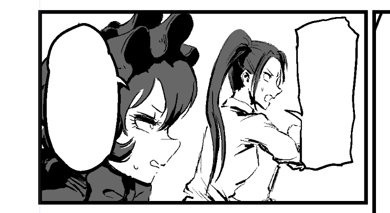 WIP。
那智くんと離島くん。

Nachi-chan and Isolated Island Princess-chan. 