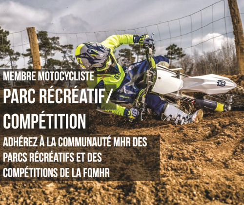 FQMHR's tweet photo. Dès maintenant, vous pouvez adhérer ou renouveler en ligne votre adhésion gratuite membre motocycliste parc récréatif/compétition pour la saison 2023. C'est simple et rapide.
https://t.co/HCJQSPVVXV https://t.co/vP9t9gH4OC
