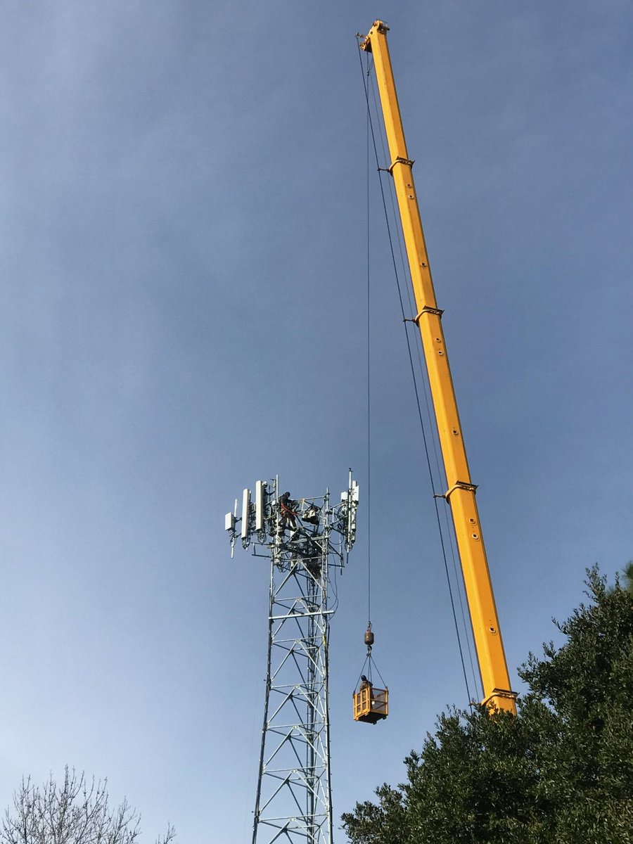 CGonTV's tweet photo. Concerned neighbors are questioning why an Osprey and Eagles nest was taken down in Mount Pleasant. Encode Wireless workers have confirmed they took the nest down this morning. They say it was unoccupied, while neighbors tell me they saw birds in the nest 5 days ago. @ABCNews4 https://t.co/vwtCO0eyQR