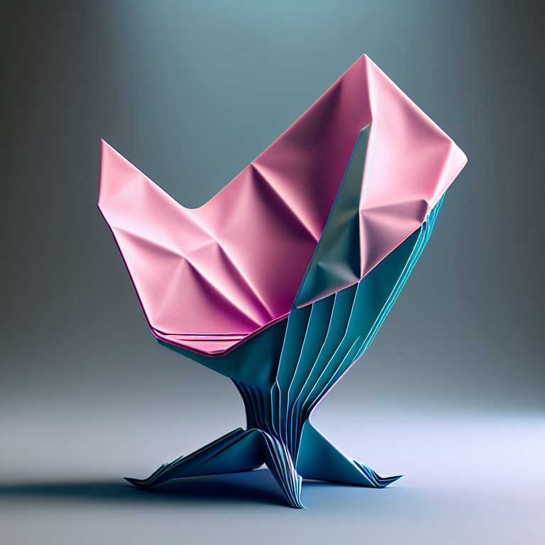 JarVizzDesign's tweet photo. Armchair series, origami design 0002
Fun with artificial intelligence, images generated by text.

#armchair #fotel #poltrona #origami #ai #stablediffusion #midjourney #design #futuristic  #architecture #designboom #archdaily #dezeen #furniture #furnituredesign #interior #luxury https://t.co/giEvurMXjt