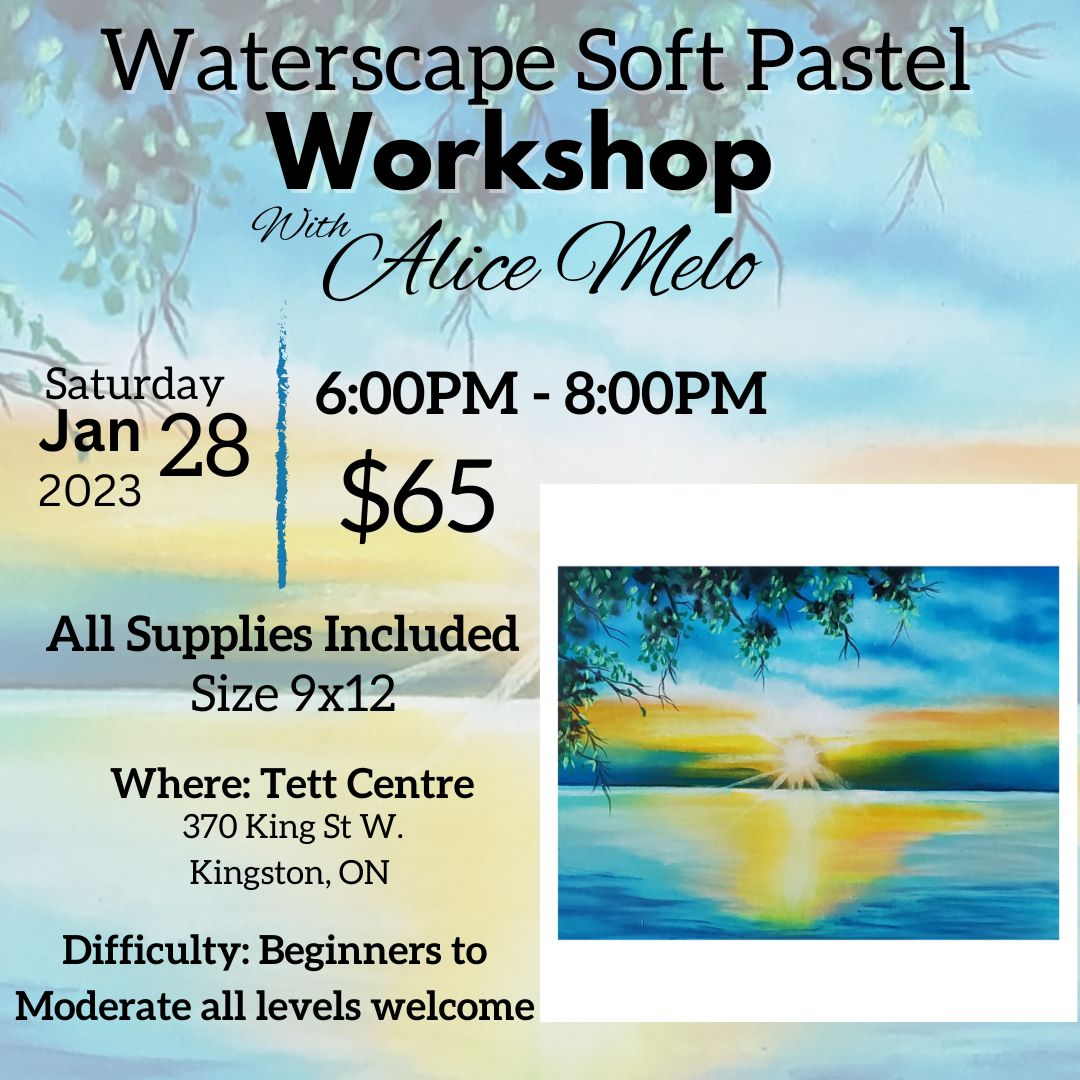 TettCentre's tweet photo. Upcoming workshops at the Tett with spaces available:

Pet Portraits with Michelle Reid
January 18, 5:30–9PM
January 19, 1:30–5PM

Waterscape soft pastels with Alice Melo
January 28, 6–8PM

3 Mediums in 1 with Alice Melo
January 7, 10AM–7:30PM

https://t.co/lraIMD1itg https://t.co/O6cc8czVGi