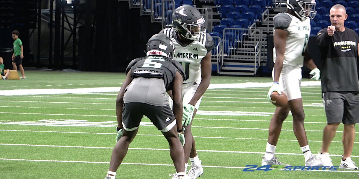 WATCH: #BostonCollege WR Jaedn Skeete at the All-American Bowl.

Some footage from his time in San Antonio: 247sports.com/college/boston…

<a href="/jaedn7/">Jaedn Skeete</a> 

<a href="/247Sports/">247Sports</a>