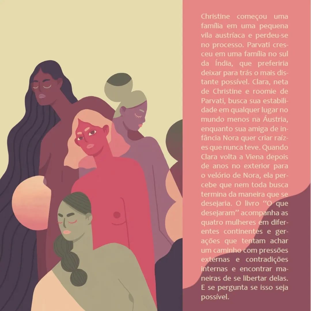 Habercities's tweet photo. Pre-venda do meu #livro "O que desejaram" aberta! 4 #mulheres em diferentes continentes e gerações tentam achar um caminho com pressões externas e contradições internas e encontrar maneiras de se libertar delas. https://t.co/NZF9RQq32Q #escritoras #literatura https://t.co/gxTvXBPFHv