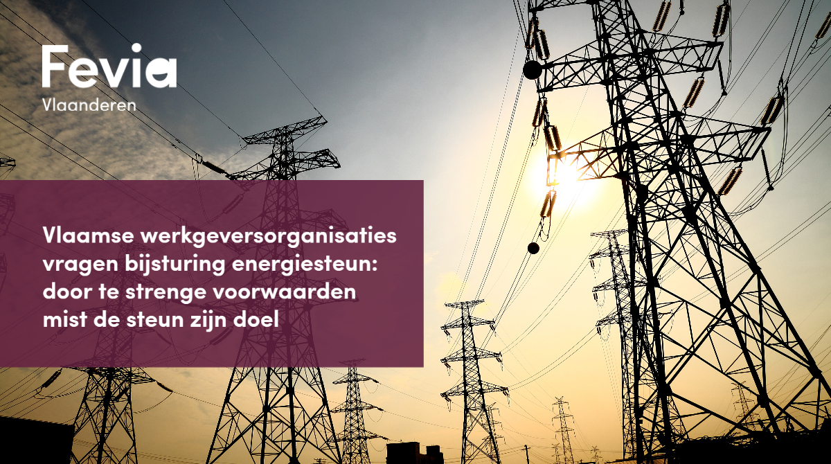 Samen met Fedustria, <a href="/Agorianl/">Agorianl</a>, @essenscia_NL en <a href="/vokavzw/">Voka - Vlaams netwerk van ondernemingen</a> vraagt Fevia Vlaanderen om de Vlaamse energiesteun beter te laten aansluiten bij de noden van industriële bedrijven die het meest lijden onder de energiecrisis
bit.ly/3vWTbov

<a href="/JanJambon/">Jan Jambon</a> <a href="/jobrouns1/">Jo Brouns</a> <a href="/egbertlachaert/">Egbert Lachaert</a>