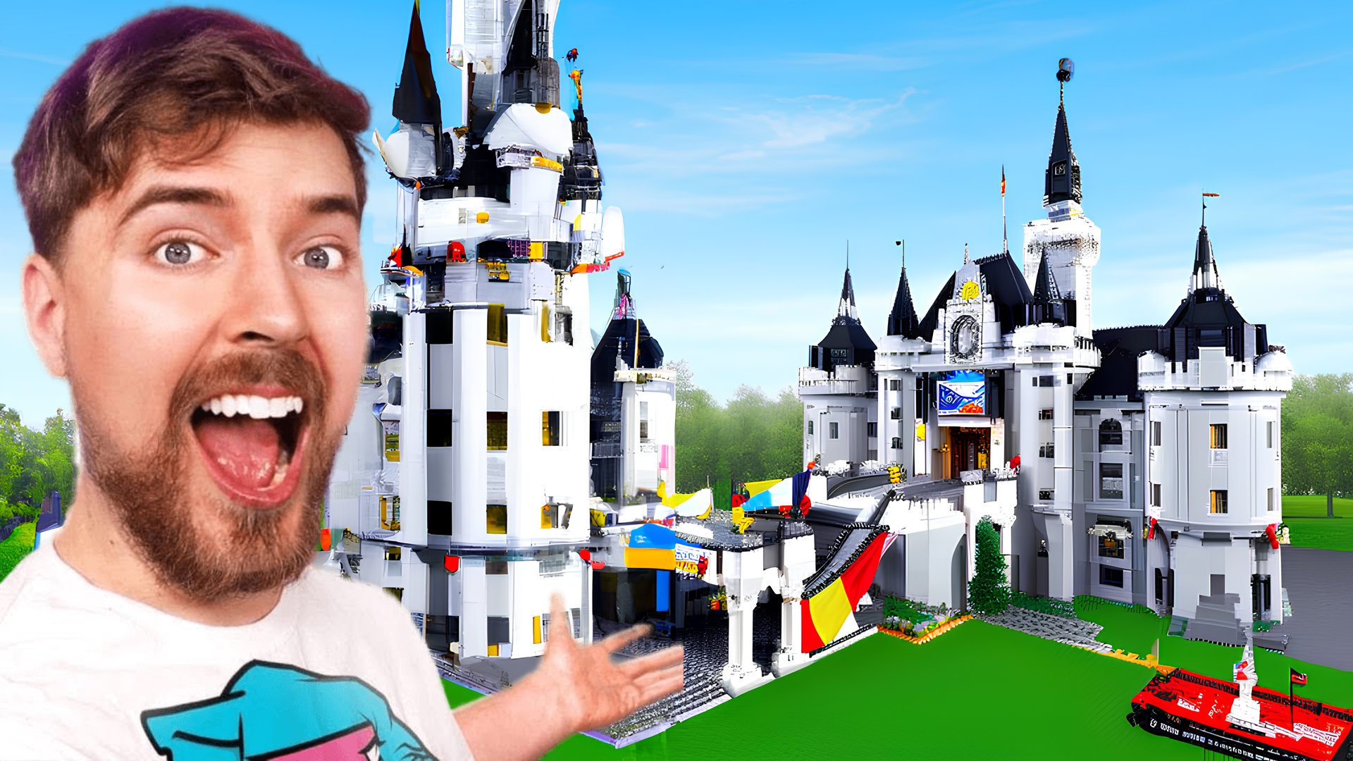 I built a castle out of legos! Thumbnail