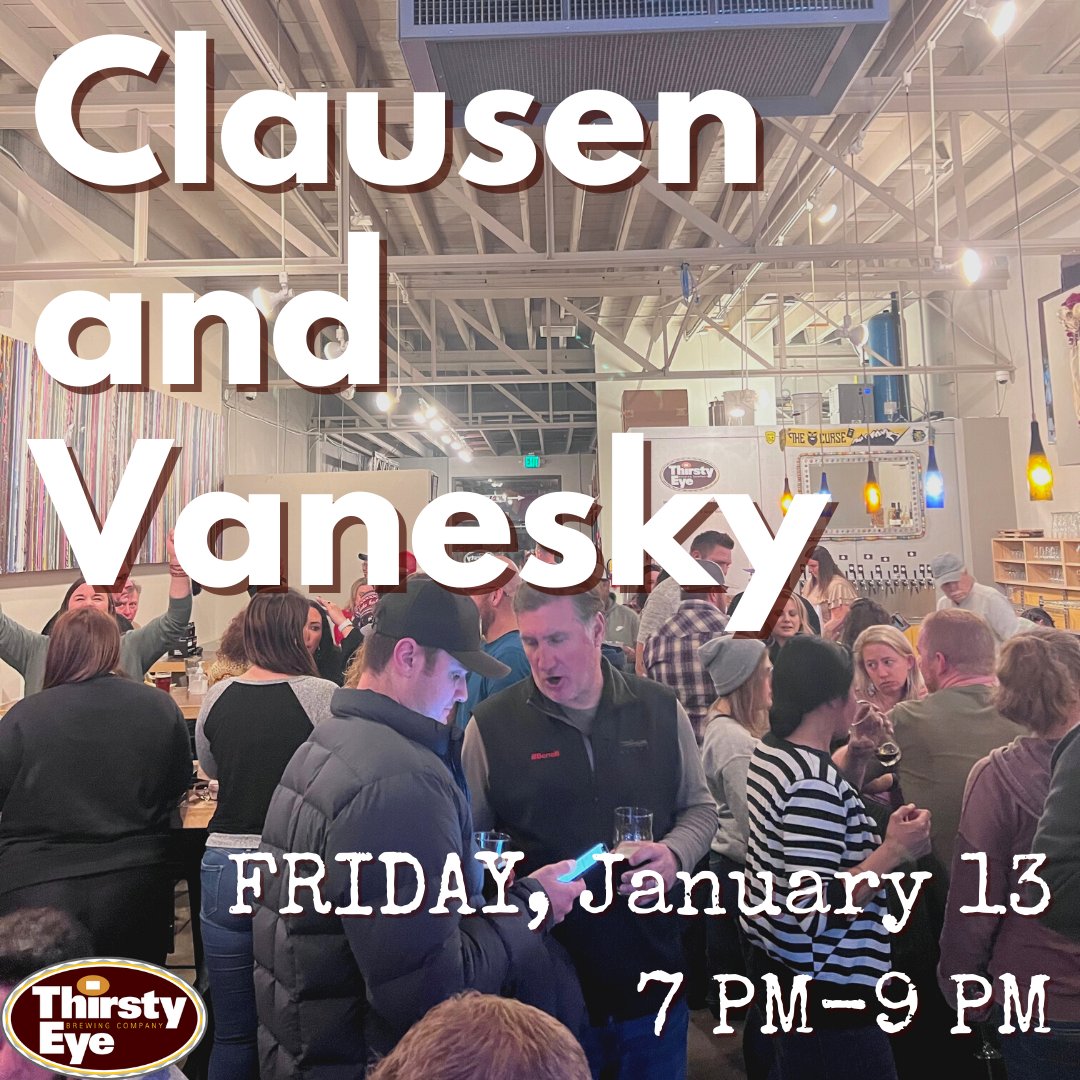 We're pulling out all the stops this weekend. Starting Friday, we have Exhibit 208's newest art show opening of Print.5, from 5-8pm. Our entertainment is none other than Clausen and Vanesky performing from 7-9 and Zia Bros Pizza on the patio rolling through at 5!