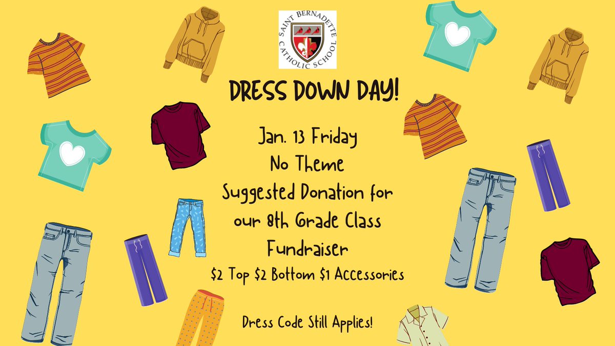 St. Bernadette Catholic School on Twitter "A reminder to our Saint B