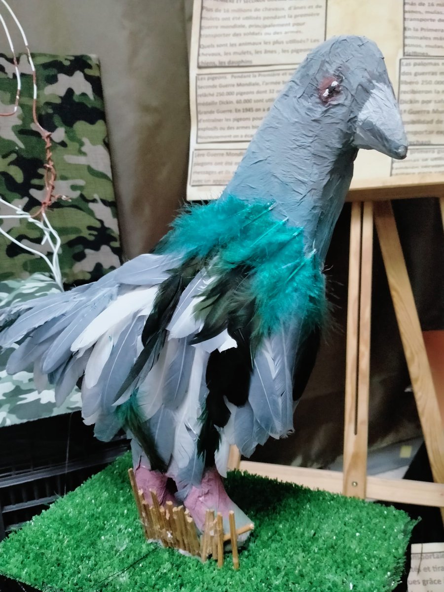 iesamoreno's tweet photo. Empezamos el año con la Exposition du Dpto de Français: Les animaux en guerre. Un espace de réflexion sur l'utilisation des animaux pour faire la guerre.
Trabajo realizado por @AlumnxsAM de 2ºESO de la SLF. Agradecemos la colaboración de alumnas de SLF de 3ºESO y 2º de BTO. https://t.co/h8FHLJwCwx