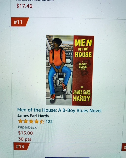JamesEarlHardy's tweet photo. Errol aka Li’l Brotha Man is knocking on the Top 10. Oh joody!!! 🥳Order your copy or one for a teen in your life @ https://t.co/NtSut0g0vk 
#MenoftheHouse #BBoyBluesSeries #Book8 #AmazonBestseller #PooquieandLittleBit4ever #ItsAllJood 🔥👊🏾💙
Watch #BBoyBluesTheFilm on @betplus https://t.co/owbXbRmtdJ