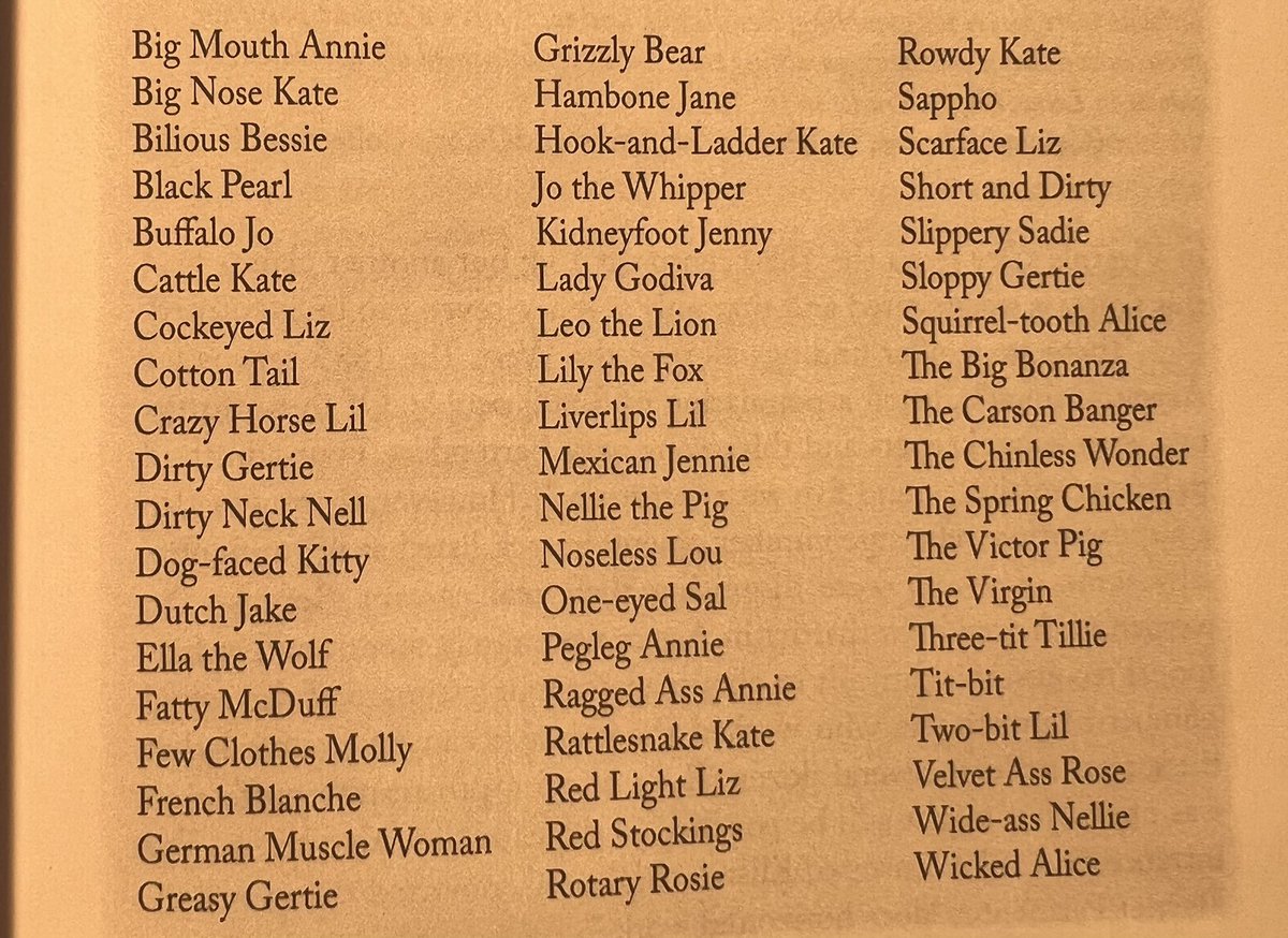 vindictivehag's tweet photo. tag yourself, late 1800s western american sex worker alias version https://t.co/DQXG1jHyR3