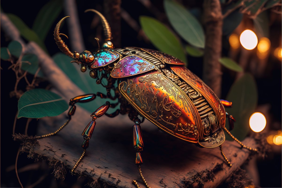 AiMachinist's tweet photo. magical steampunk beetles

#shopify #wallpaper #midjourney  #mechanical #cosmos #discord #ai #artificialintelligence #art #drawing #painting #render #realistic #digitalart #digital #artificial #aiart #graphic #realistic #conceptart #mechanical #animal #golden https://t.co/lPgdmANqHr