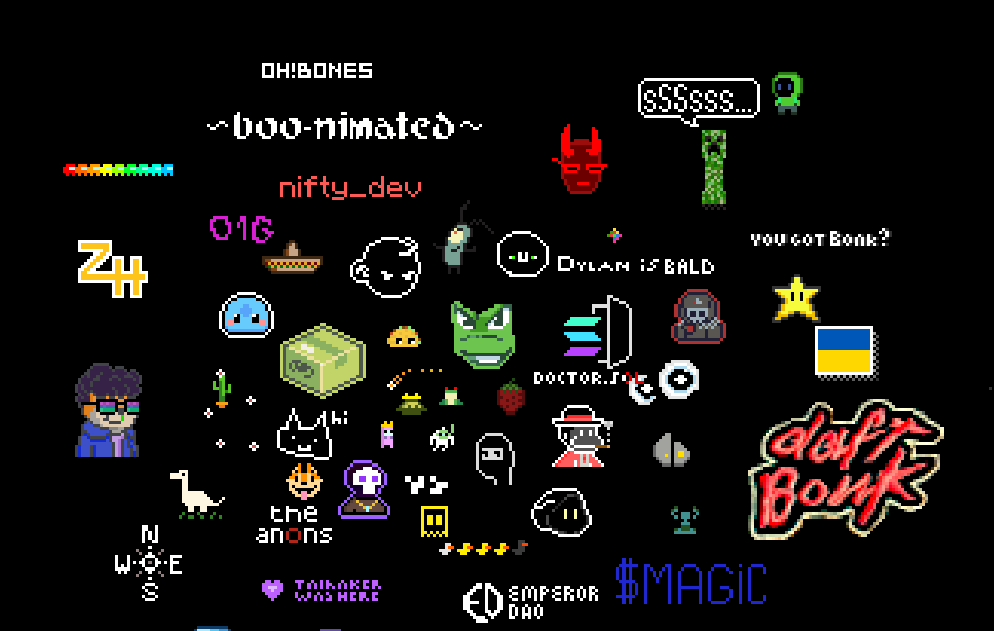 OhBonesNFT's tweet photo. Oh!Bones have officially contributed to @bonkboard 🥂 https://t.co/MkQju16b9Q