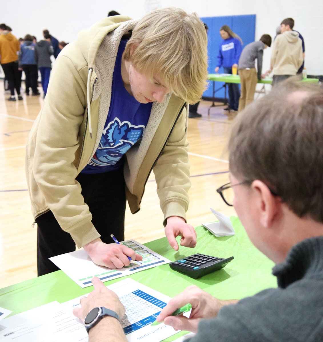 Goddard_Media's tweet photo. During Jumpstart January, students participated in a Reality U event tailored to help with real world experiences and scenarios. 
Photos by Staff Reports https://t.co/xKLnnDoUOp