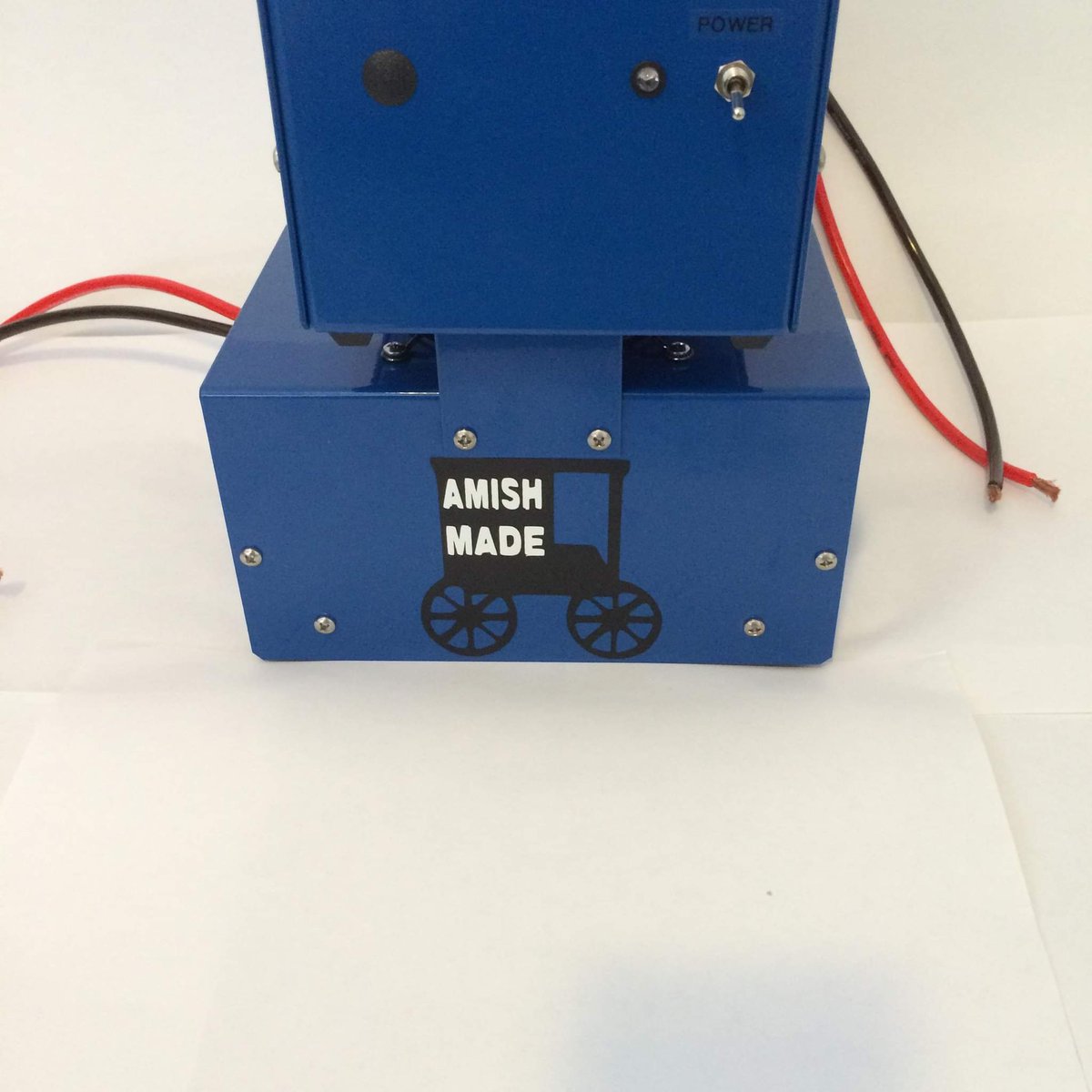 Linear amplifier. I bet it is powered by a chicken on a hamster wheel. Need a boost, just jam some hay inside it. Lol