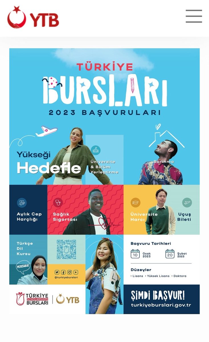 bamakoedu's tweet image. A l'attention des étudiants !
Les demandes de Bourses Türkiye se poursuivront jusqu'au 20 février 2023. Une licence, un master ou un doctorat. Les demandes se font en ligne. Cliquez sur :
tbbs.turkiyeburslari.gov.tr
#Educity #bourses #Scholarships
#EducationForAll @Bamako_BE