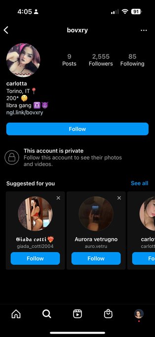 please block and report this account for catfishing as me on instagram ❤️❤️❤️ https://t.co/LbMIpeYoz